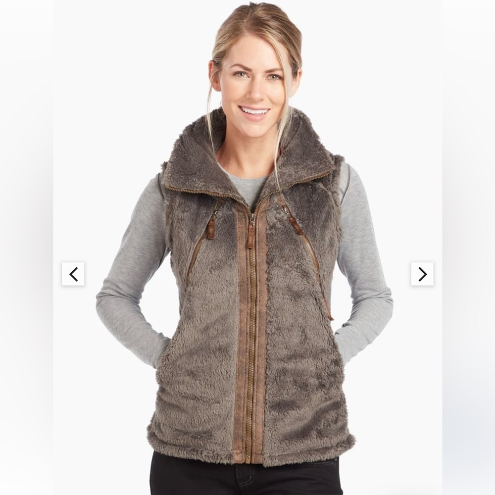 Kuhl Brown Fleece Vest